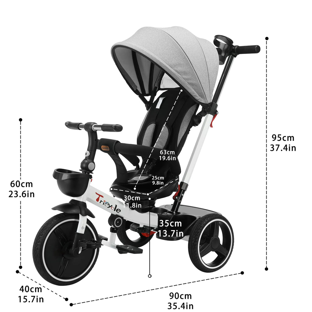 Zenvora™ FamilyRide Premium Dreirad