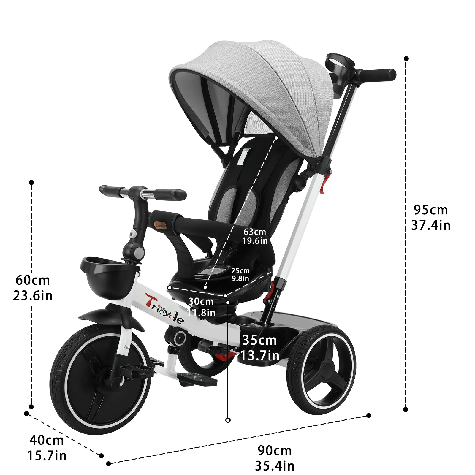 Zenvora™ FamilyRide Premium Dreirad