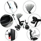 Zenvora™ FamilyRide Premium Dreirad