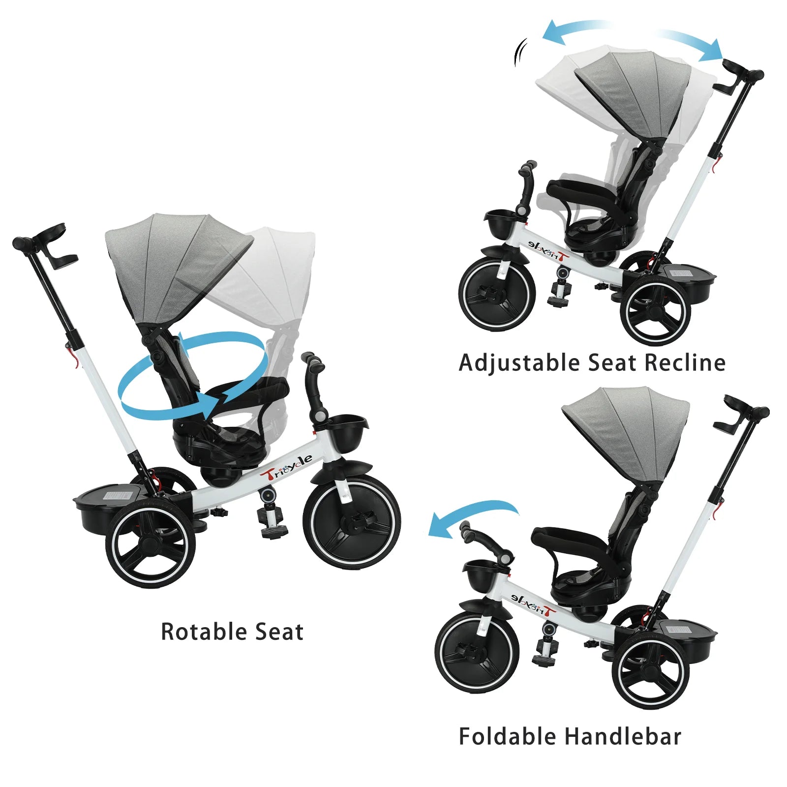 Zenvora™ FamilyRide Premium Dreirad